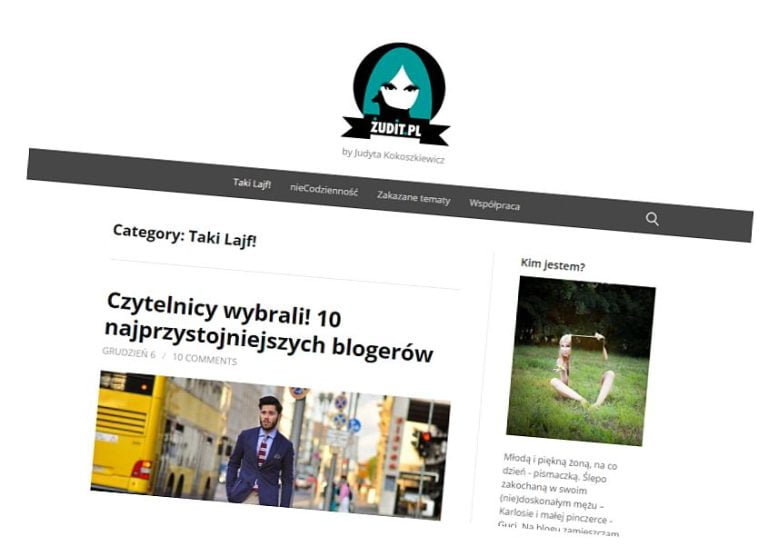 „Co zrobisz? Nic nie zrobisz!” Jotem wśród najprzystojniejszych blogerów w Polsce