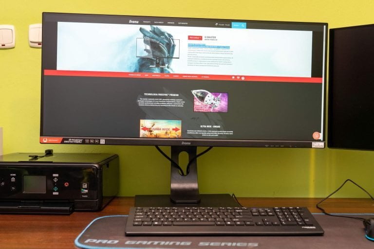 Monitor Iiyama G-Master GB3461WQSU (recenzja, opinie)