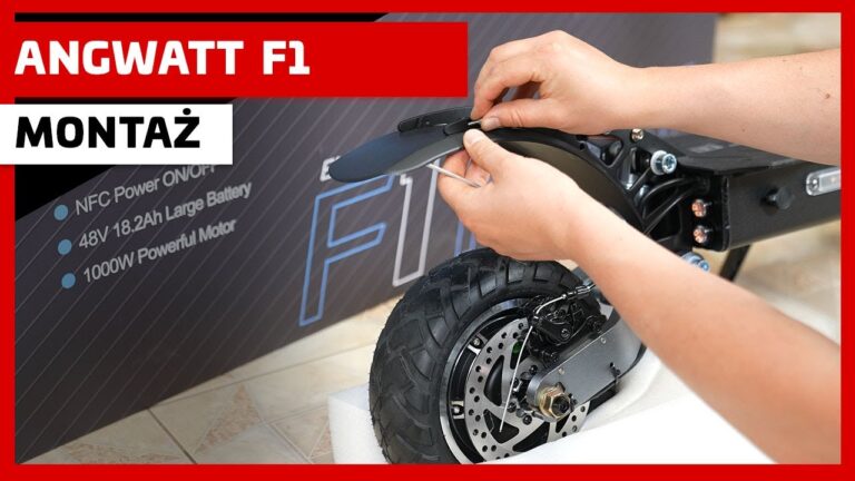 ANGWATT F1 NEW – unboxing & montaż krok po kroku | hulajnoga 1000 W z NFC