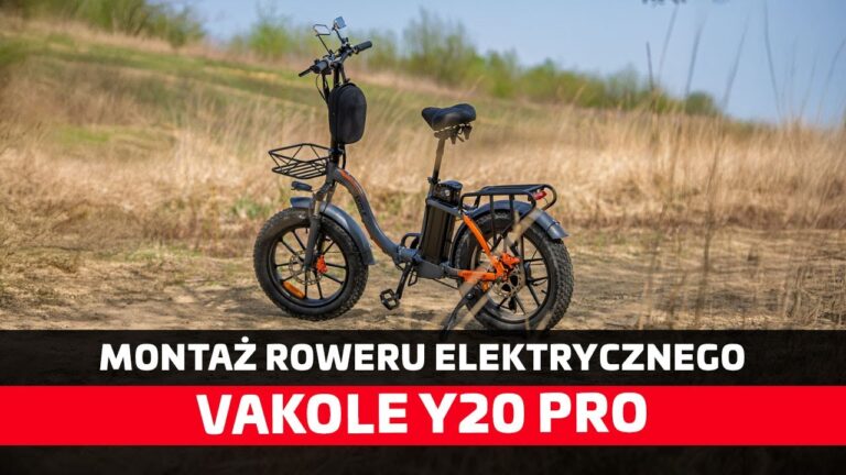 Vakole Y20 pro: Montaż składanego roweru elektrycznego
